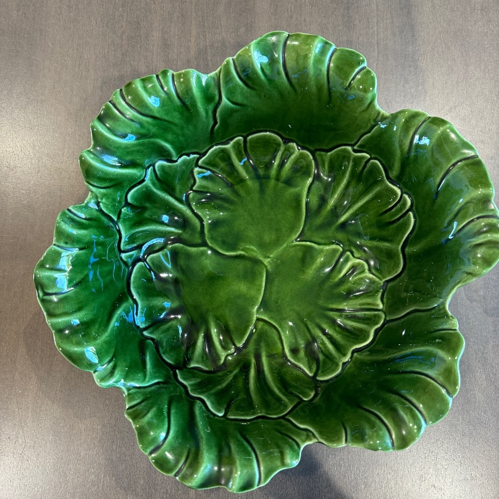 Vintage Cemar California Pottery Lettuce/Cabbage Bowl
